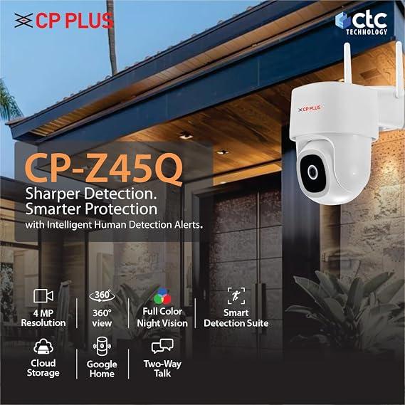 CP PLUS CP-Z45Q 4MP Smart Wi-Fi Outdoor Security Camera